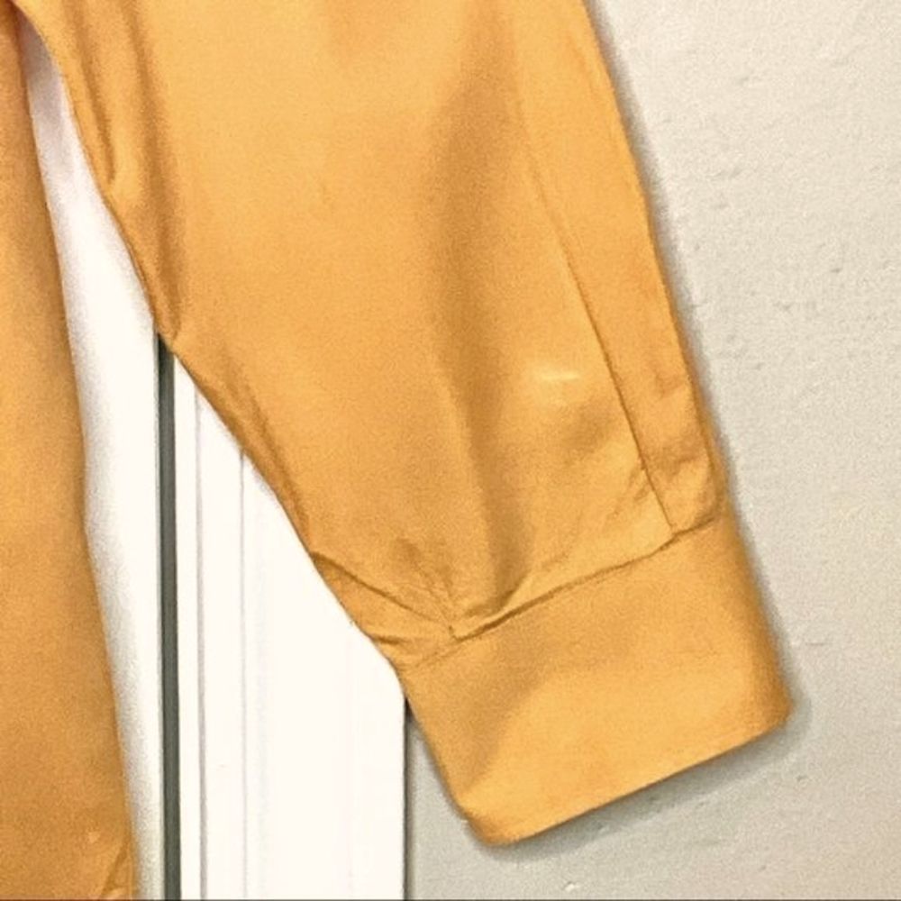 Burberry Men's Orange Dress Shirt - Picture 5 of 9